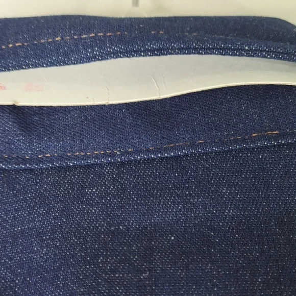 Carhartt Vintage Western Denim Pearl Snap Shirt Size 20x36 🇺🇸(3XL-4XL) - Picture 9 of 11